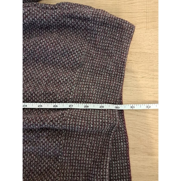 Joseph Abbound Men's Purple Wool Blend Long Sleeve Sweater Size 2X - Picture 6 of 7